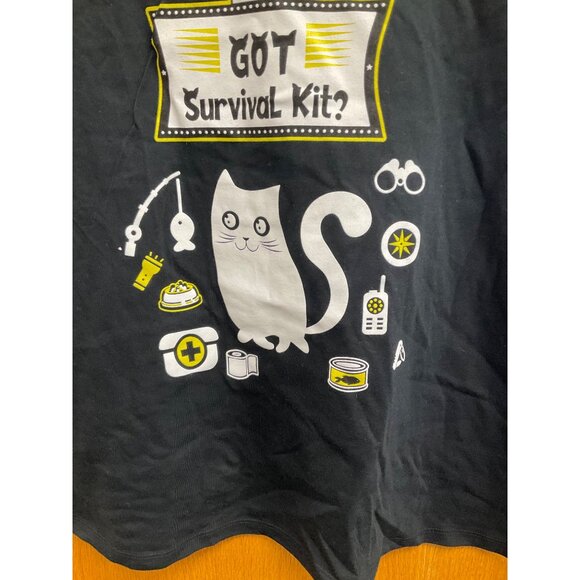 Got Survival Kit Cat Tee L Pro MC 100% Cotton Womens - Picture 3 of 5